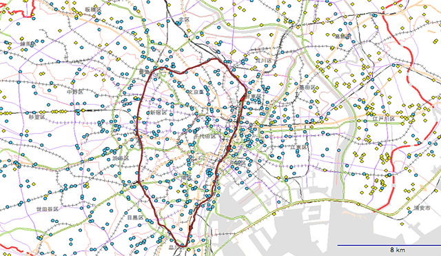 Development of rental storage and container storage in central Tokyo